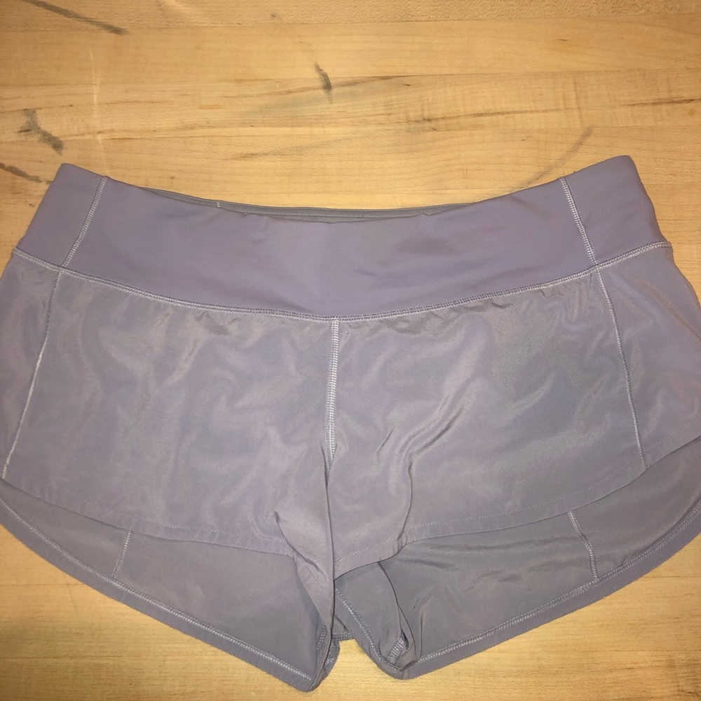 Lululemon Speed Up Short 2.5” lavender